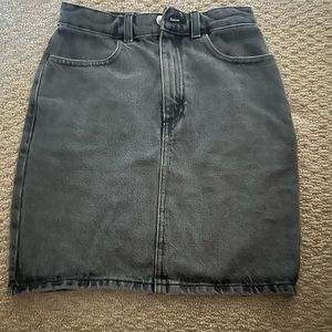 Vintage original American Apparel black denim skirt